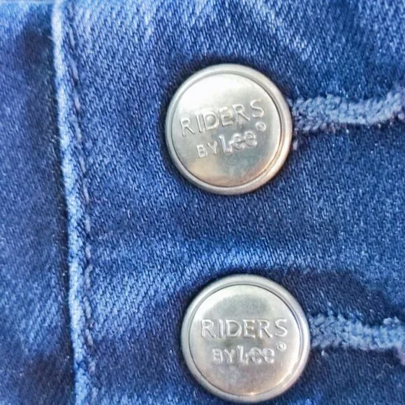 Lee Rider jeans denim blue women's waist size 18 - Picture 5 of 12